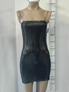 Vestido de lycra con brillo