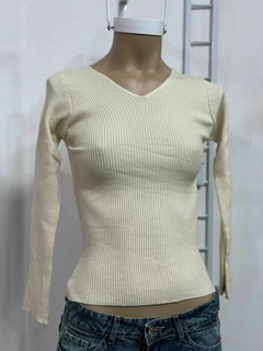 Sweater de bremer cuello en V - comprar online