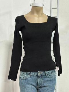 Sweater de bremer cuello cuadrado - comprar online