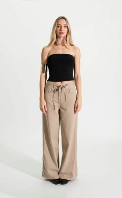 Jean Wide leg tostado