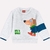 Conjunto Infantil Moletom Menino Cachorrinho Salsicha (Cinza/Azul) - comprar online