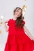 Vestido Vermelho Crepe Rodado - loja online