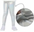Calça Legging Metalizada Brilho Prata
