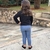 Calça Legging Malha Jeans Azul - comprar online