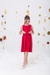 Imagem do Vestido Vermelho Alfaiataria