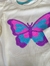 Conjunto Bordado Borboleta Azul / Off white na internet