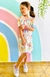 Vestido Arco Iris com Girafinhas - Faz de Cor Moda Infantil