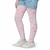 Meia-Calça Algodão Fio 80 Rosa Clara Corações
