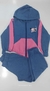 Conjunto Infantil Moletom Menina Cachorrinho (Azul)
