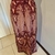 VESTIDO DE FESTA FUCSIA BORDADO. - comprar online