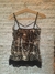 Blusa veludo animal print - comprar online