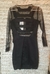 Vestido com transparência em Tule Preto - loja online