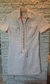 Vestido em jeans cor nude - loja online