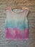 Blusinha Regata Tie-dye com Ombreiras na internet