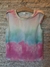 Blusinha Regata Tie-dye com Ombreiras