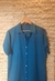 Chemise azul de Linho - comprar online