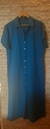 Chemise azul de Linho