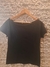 Blusa preta com estampa - comprar online