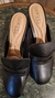 Mule Mocassim Salto Bloco Preto - comprar online
