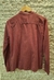 Camisa vinho com babados - comprar online