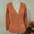Cardigan Salmão