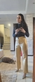 Calça dourada na internet