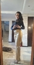 Calça dourada - comprar online
