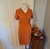 Vestido social salmão