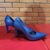 scarpin azul - Seven Styles Brechó