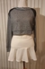 CROPPED CINZA - Seven Styles Brechó