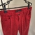 CALÇA DE VELUDO COTELE VERMELHA - comprar online