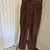 CALÇA DE COURO MARROM