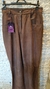 CALÇA DE COURO MARROM - Seven Styles Brechó