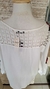 CAMISA COM FLORES APLICADAS - loja online