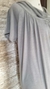 VESTIDO MOLETOM CINZA COM CAPUZ - loja online