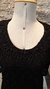 BLUSA SOCIAL DE RENDA GUIPIR PRETA