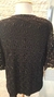 BLUSA SOCIAL DE RENDA GUIPIR PRETA - loja online