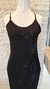 VESTIDO DE FESTA PRETO BORDADO EM CANOTILHO