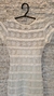 VESTIDO DE RENDA CREME COM ELASTANO - loja online