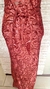Imagem do VESTIDO DE FESTA VERMELHO DE TULE BORDADO EM PAETES.