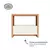 Mesa De Cabeceira 1 Gaveta 100% Mdf Basic Freijó/Off White - comprar online