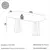 Imagem do Mesa De Jantar Retangular 6 Lugares Nature Off White/Freijó