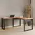 Mesa Para Escritório 100% Mdf Industrial Freijó/Preto na internet
