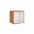 Nicho Quadrado 100% Mdf Basic Tb155 Freijó/Off White