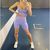 Sem costura esporte wear feminino top colheita camiseta sutiã legging shorts sp - loja online