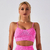Imagem do Sem costura esporte wear feminino top colheita camiseta sutiã legging shorts sp