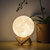 Recarregável 3D Impressão Lua LED Night Light, Lâmpada de Toque, Crianças Ta - comprar online