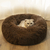 Ultra macio lavável cão e gato almofada cama, donut cuddler, confortável, red - Lanzshop