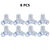 4/16 pcs criança protetor de silicone de segurança do bebê de mesa transparen - comprar online