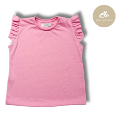 Imagen de Art 849/2 -Remera S/M con volado de jersey liso